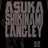 Rebuild of Evangelion T-shirt Asuka Black M (Anime Toy)