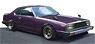Nissan Skyline 2000 Turbo GT-ES (C211) Purple ※Hayashi　Wheel (ミニカー)