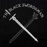 Sword Art Online Black Swordman Embroidery Wappen Base Work Shirt Black M (Anime Toy)