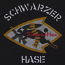 IS (Infinite Stratos) Schwarzer Hase Embroidery Wappen Base Work Shirt Black L (Anime Toy)