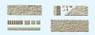 Stone Wall, Stairs Each 10 Pieces (HO Gauge) (Plastic model)