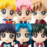 Petit Chara Land Sailor Moon More School Life of Girl! 6 pieces (PVC Figure)