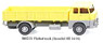 (HO) ヘンシェル HS フラットベットトラック イエロー (鉄道模型)