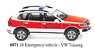 (HO) VW トゥアレグ 救急車 (鉄道模型)