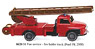(HO) Fire Service - Fire Ladder Truck (Model Train)