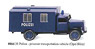 (HO) Police - Prisoner Transportation Vehicle (Opel Blitz) (Model Train)