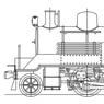 Katakami Railway Type C13 Late Type Steam Locomotive (Unassembled Kit) (Model Train)