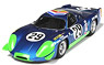 Alpine A220 Le Mans 1969 (Metallic Blue/Racing Decal) (Diecast Car)