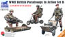 WWII British Paratroops In Action Set B (Plastic model)