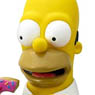 the Simpsons/ Homer Simpson with Donut Bust Bank (Completed)