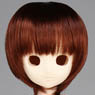 50cm Wig New Short Hair 8-9inch (Red Brown) (Fashion Doll)