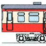 J.N.R. KIHA20 #1~103 (Early Edition, Original Design Window) Conversion Kit (Unassembled Kit) (Model Train)