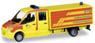 (HO) Mercedes-Benz Sprinter Box Truck Rescue Vehicles `Landkreis Holzminden` (Model Train)