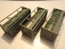 20 feet Tank Container Bronze Green (3 pieces) (Plastic model)