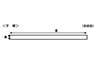 Plastic Bar Flat Bar 0.25*1.5 (10pcs.) (Material)