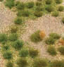 95602 (HO) Landscape Detailing - Wild Grassland, 5``x7`` (12.7cm x 17.8cm) (Diorama Sheet Grassland (w/Tussock) HO Scale) (Model Train)