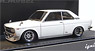 Datsun Bluebird Coupe (KP510) White *Hayashi-Wheel (Diecast Car)