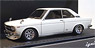 Datsun Bluebird Coupe (KP510) White ※RonshanType-Wheel (ミニカー)