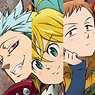 [The Seven Deadly Sins] B6 W Ring Note [Meliodas/Ban/King] (Anime Toy)