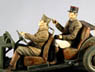 French passenger car occupants/Driver + Officer May1940 (Plastic model)