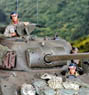U.S. Shaman Driver + Tank Captain December 1944 Overalls (Plastic model)