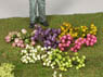 Colorful Flowers Set (5 Colors: White/Yellow/Purple/Pink/Fresh Green) (Plastic model)