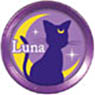 Aluminum Button Seal Fingerprint Authentication Support Sailor Moon 04 Luna ASS for iPhone5S/6/6Plus iPad mini3 (Anime Toy)