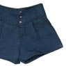 PNS 3 Button Culottes Pants (Blue) (Fashion Doll)