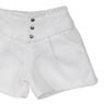 PNS 3 Button Culottes Pants (White) (Fashion Doll)