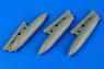 F/A-18A/C Hornet External Fuel Tanks (Set of 3) (Plastic model)