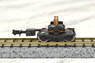 [ 6632 ] Power Bogie Type N-DT150 (Black Wheels) (1pc.) (Model Train)
