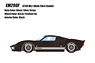 GT40 Mk.1 Wide Flare Fender (ワイドフレアフェンダー) ブラック/シルバーストライプ (ミニカー)