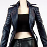 POP Toys 1/6 Female Agent Leather Coat Suits Set C (Fashion Doll)