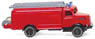 (HO) Henschel HS 100 Fire Engine (Model Train)