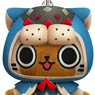 MH Otomo Airou Mini Mascot Plush - Arzuros Cat Armor (Anime Toy)