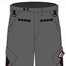 BIOHAZARD BSAA Tactical Pants Gray L (Anime Toy)