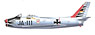 カナディア・セイバー Mk.6 `JG71 ブラックチュ－リップ` (完成品飛行機)