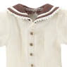 PNXS Boys Gymnasium Clothes Set (Off White x Brown) (Fashion Doll)