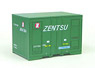 1/80 UV19A Container (Zenkoku Tsuun) (2pcs.) (Unassembled Kit) (Model Train)