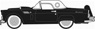(HO) 1956 フォード サンダーバード レイブンブラック/コロニアルホワイト (鉄道模型)