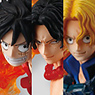 One Piece Attack Styling Three Brothers of Flame 3 pieces (Shokugan)
