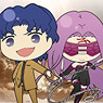 Kobutsuya Fate/stay night Bin Character Holder 05. Mato Shinji & Rider  (Anime Toy)