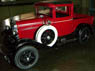 フォード モデルA ピックアップ 1931 Rubelite レッド (ミニカー)