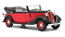ワンダラー W240 コンバーチブル 1935 ブラック/レッド (ミニカー)