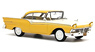 フォード フェアレーン 500 HT 1957 イエロー/ホワイト (ミニカー)