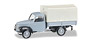 (TT) Framo901/2 Pickup Truck w/Hood Gray/Beige (Model Train)