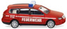 (N) VW パサート B6 ヴァリアント 消防車両 (Nゲージ) (鉄道模型)