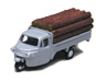 Three-wheeler Load Type w/Lumber (Gray) (Model Train)