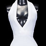POP Toys 1/6 Low-cut Halter Dress Set White (Fashion Doll)