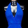 POP Toys 1/6 Low-cut Halter Dress Set Blue (Fashion Doll)